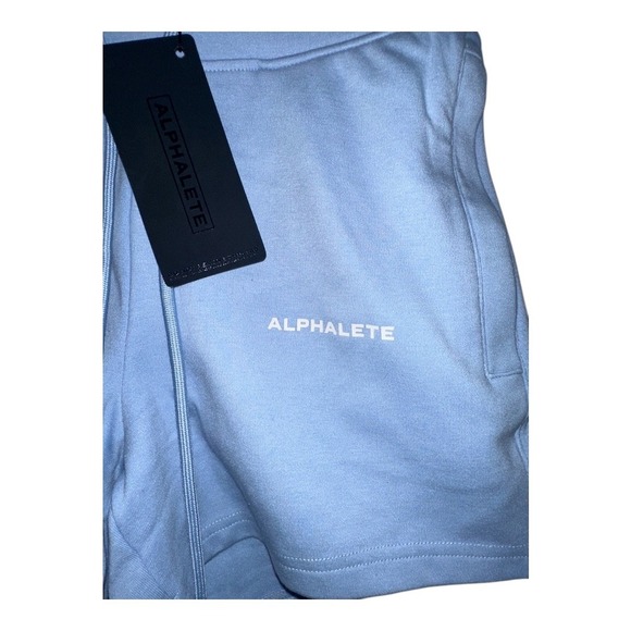 Alphalete Womens Blue Essential Core Shorts, Small - Picture 3 of 9